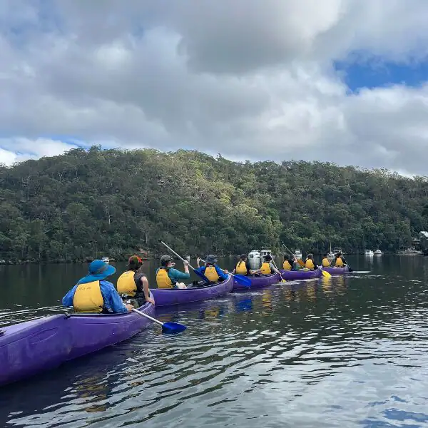 Canoes at Duke of Ed School Camps