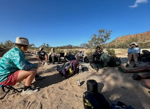 As part of fostering reflection and personal growth with students Black Diamond Adventures draws on the value of Yarning Circles