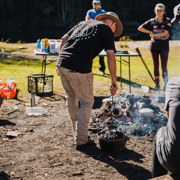 Experience Australian skills and cook the best bush damper in a traditional camp oven